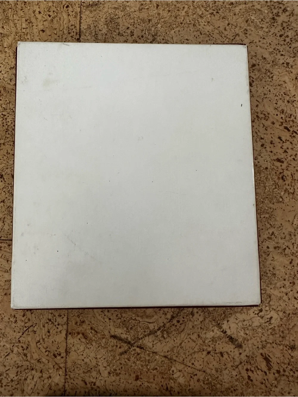 Silver Framed Picture Book Mirror with Gold Accent Stripes